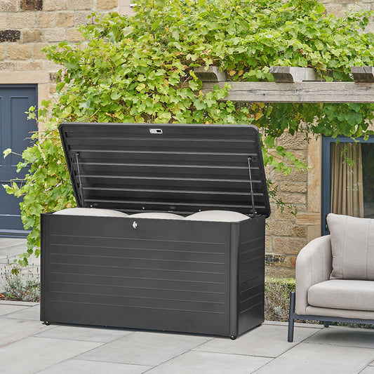 Rhode Island Large Galvanised Steel Cushion Box