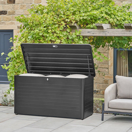 Rhode Island Large Galvanised Steel Cushion Box