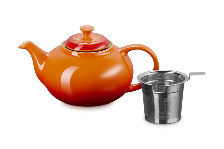 Le Creuset Stoneware Teapot with Stainless Steel Infuser (1.3L)