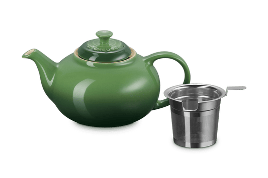Le Creuset Stoneware Teapot with Stainless Steel Infuser (1.3L) - Rejects Department Store