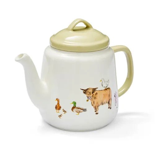 Cooksmart Buttercup Farm Ceramic Tea Pot