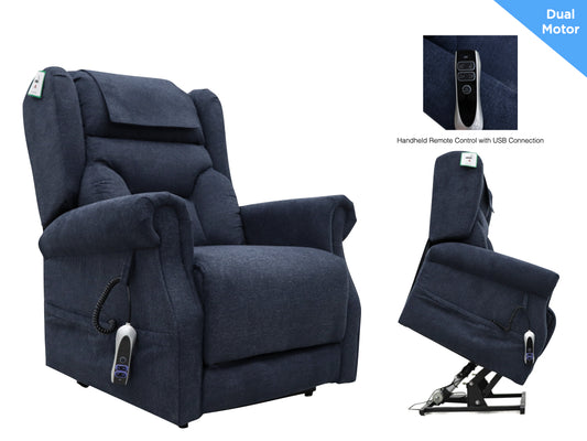 Berkshire Dual Motor Lift & Tilt Armchair