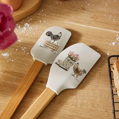 Cooksmart Hen House Lane Set of 2 Spatulas