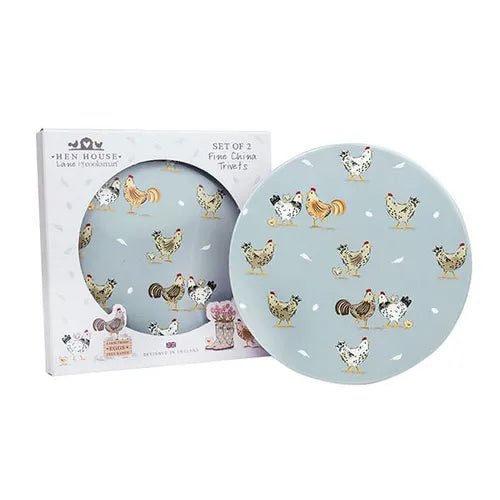 Cooksmart Hen House Lane Set of 2 Trivets