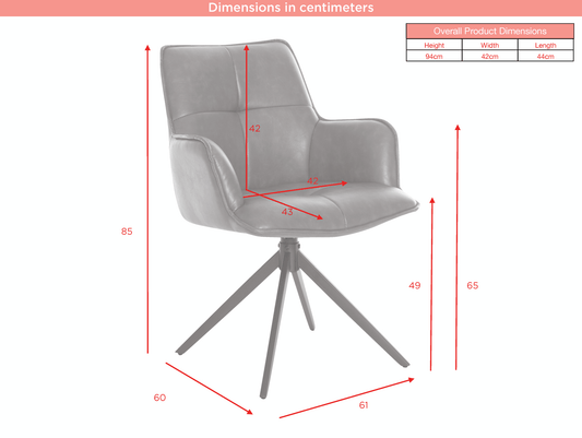 Jacob PU Dining Chair