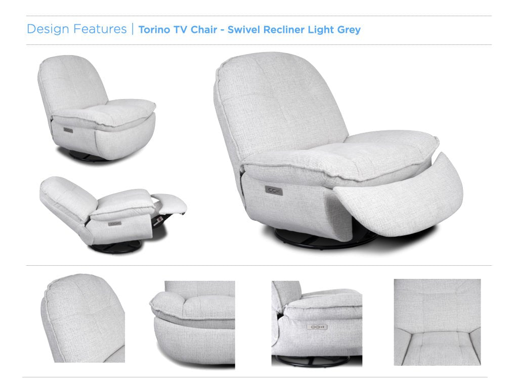Torino Swivel TV Chair