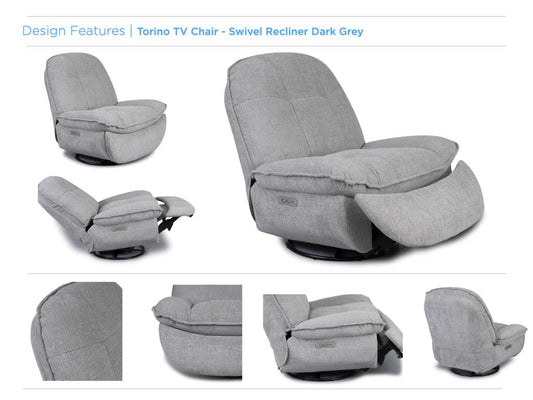Torino Swivel TV Chair
