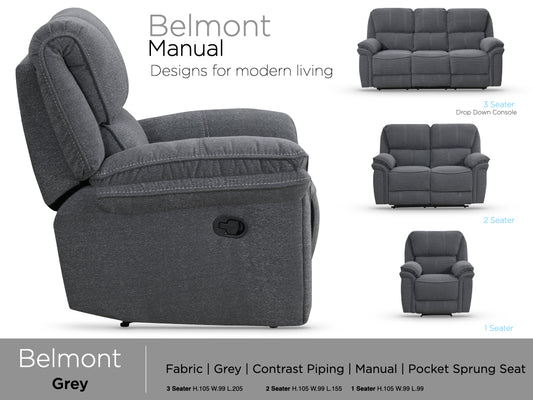 Belmont 2-Seater in Grey