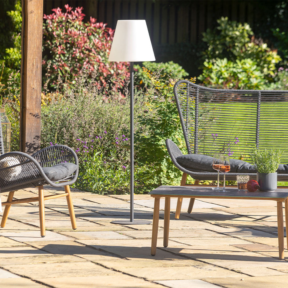 Grey Outdoor Lamp