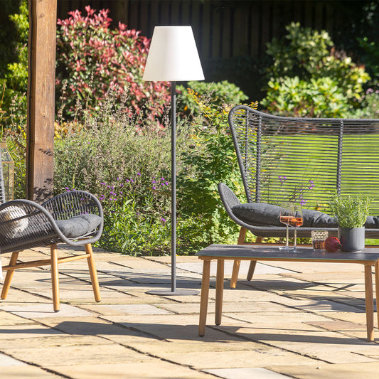 Grey Outdoor Lamp