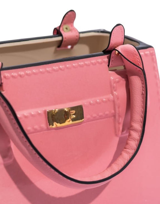 Light Pink Ceramic Handbag Vase