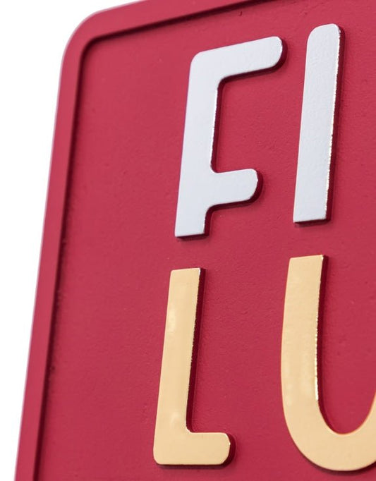F You vs Love You Wall Sign