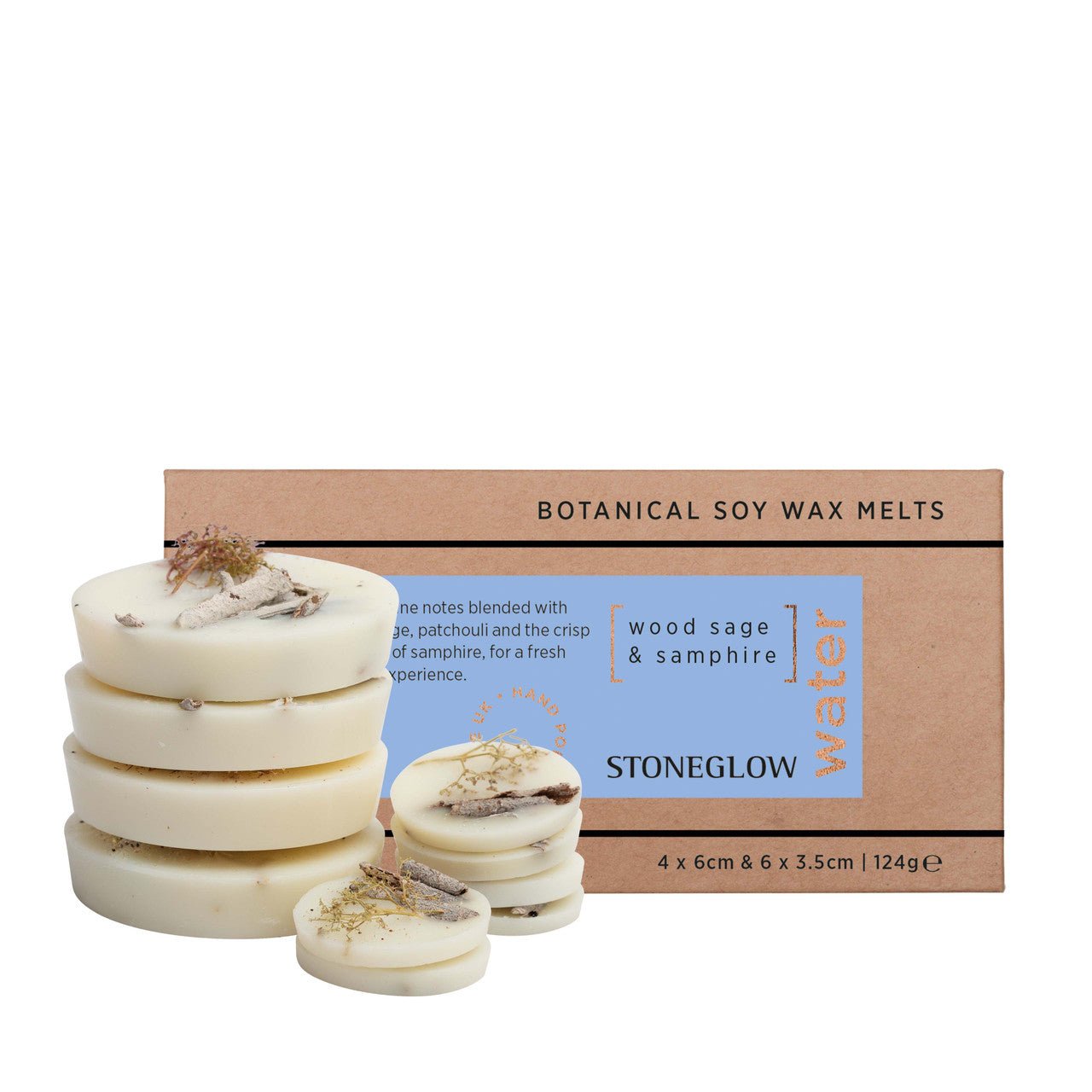 Stoneglow Wood Sage & Samphire Botanical Scented Soy Wax Melts