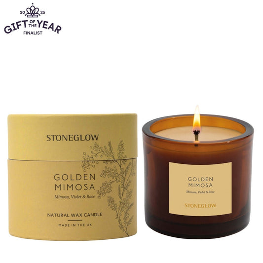 Stoneglow Vanilla, Verbena & Iris Scented Natural Wax Candle