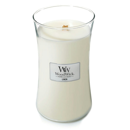 WoodWick Linen Candle