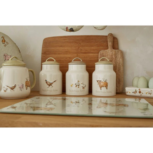 Cooksmart Buttercup Farm Ceramic Coffee Canister