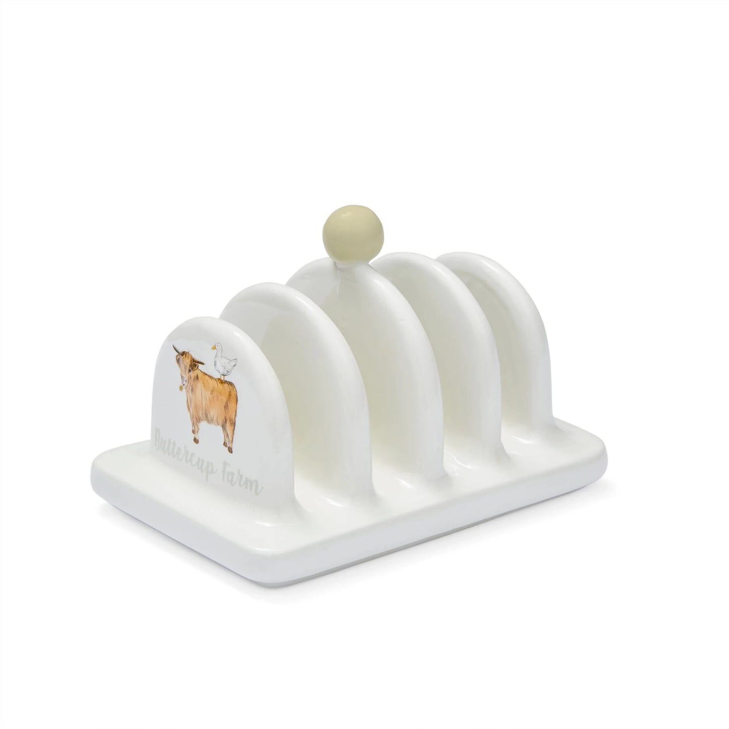 Cooksmart Buttercup Farm Ceramic Toast Rack