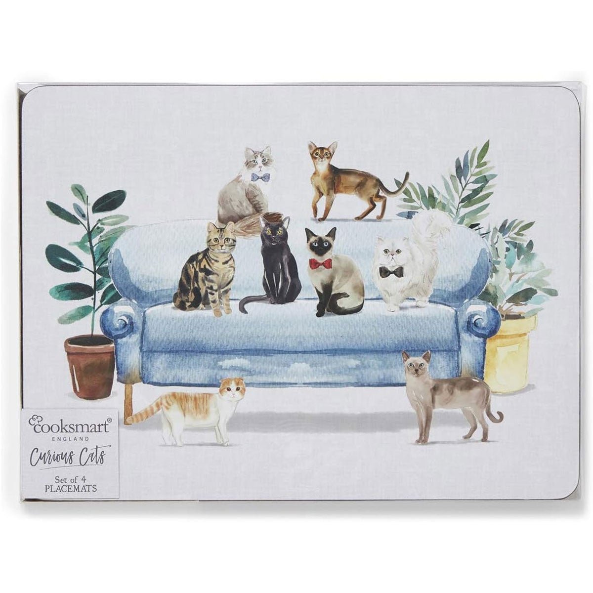 Cooksmart Curious Cats Placemats