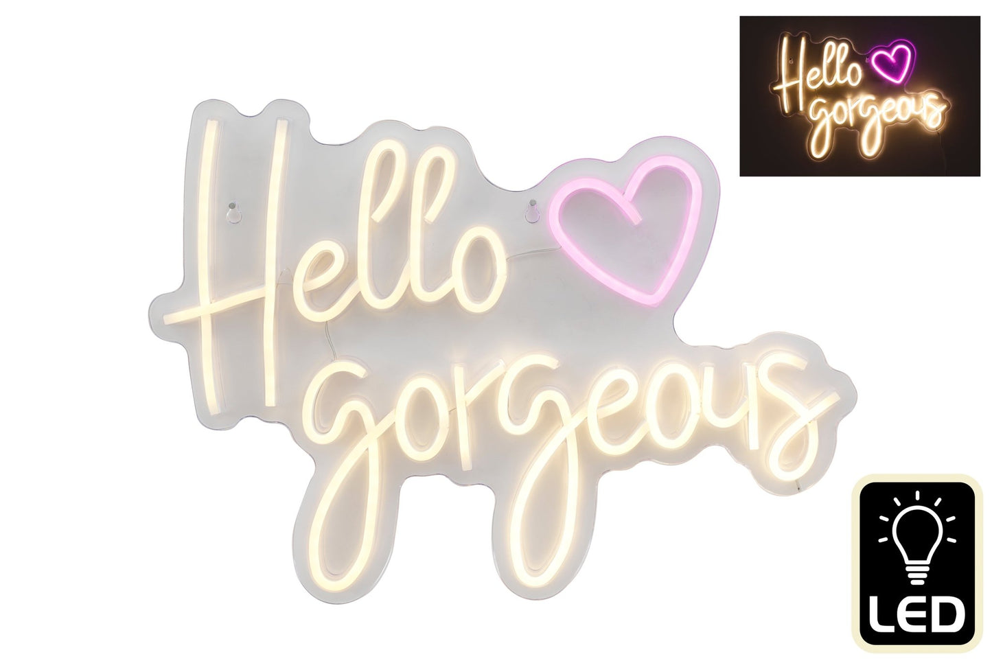Hello Gorgeous Neon LED Light