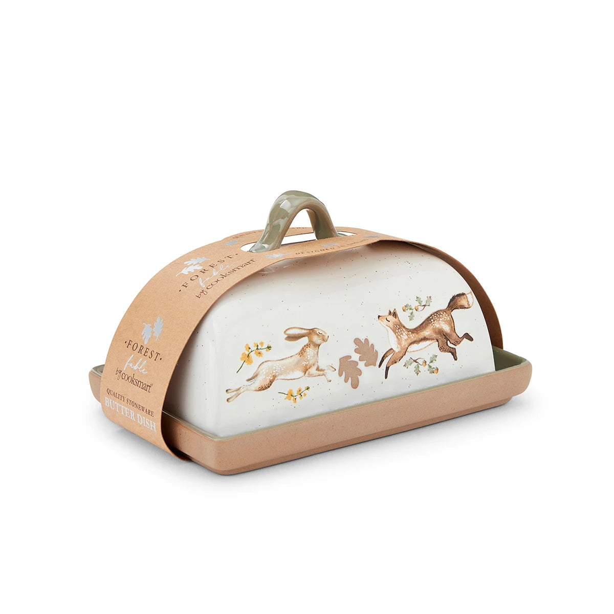 Cooksmart Forest Fable Ceramic Butter Dish