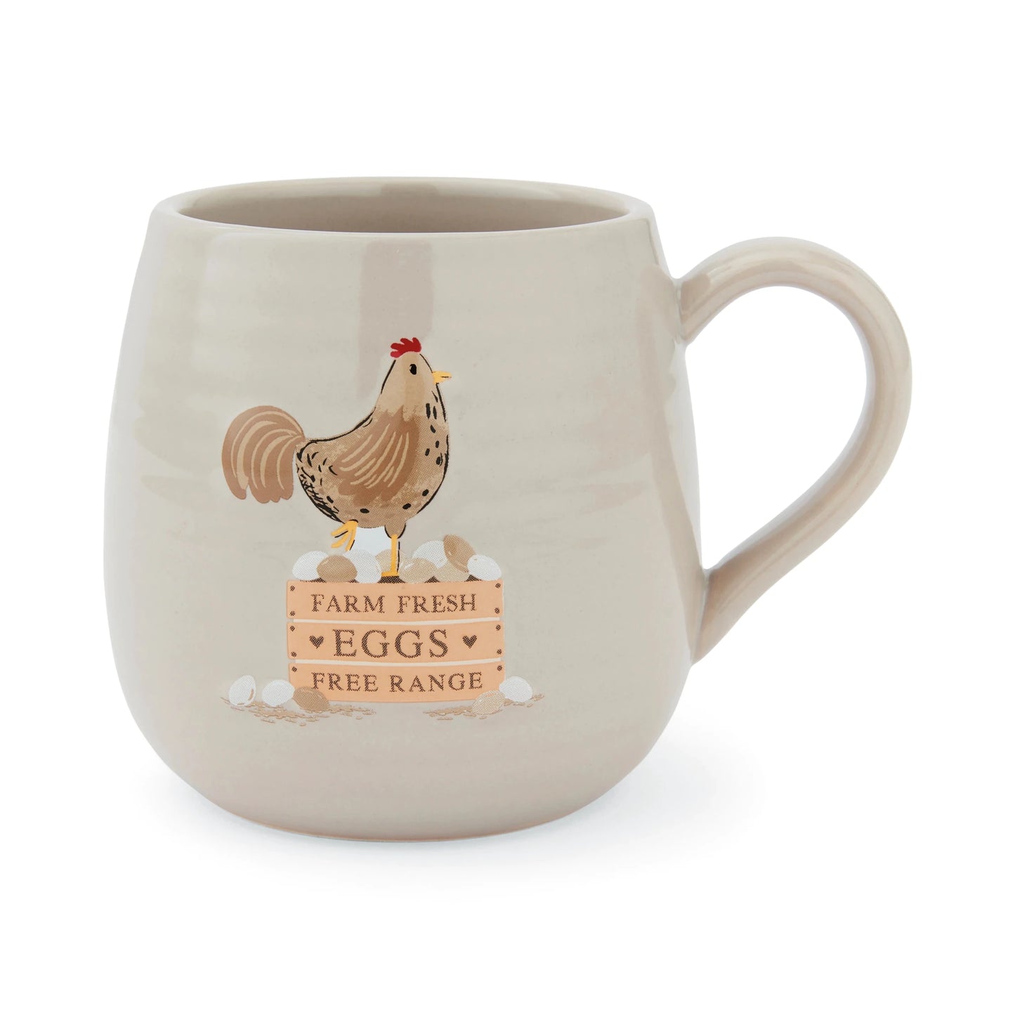 Cooksmart Hen House Lane Farm Fresh Eggs Belly Mug