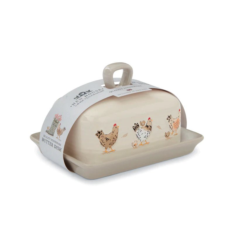 Cooksmart Hen House Lane Ceramic Butter Dish