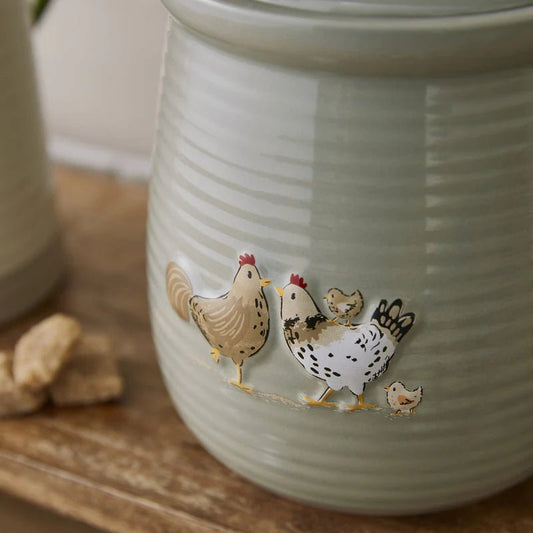 Cooksmart Hen House Lane Happy Family Canister