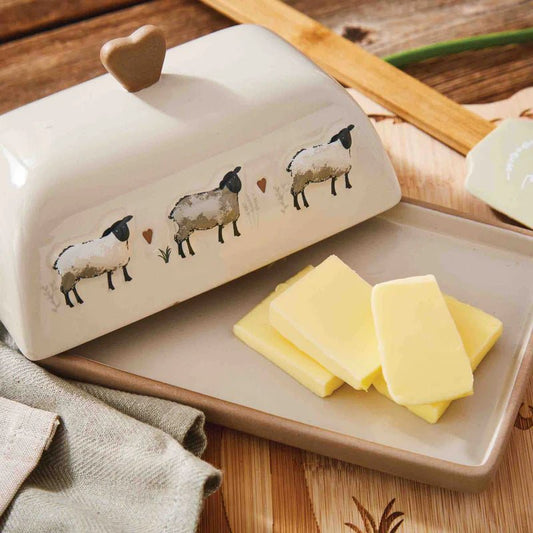 Cooksmart Highland Sheep Butter Dish
