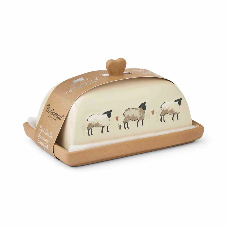 Cooksmart Highland Sheep Butter Dish