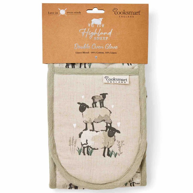 Cooksmart Highland Sheep Double Oven Glove