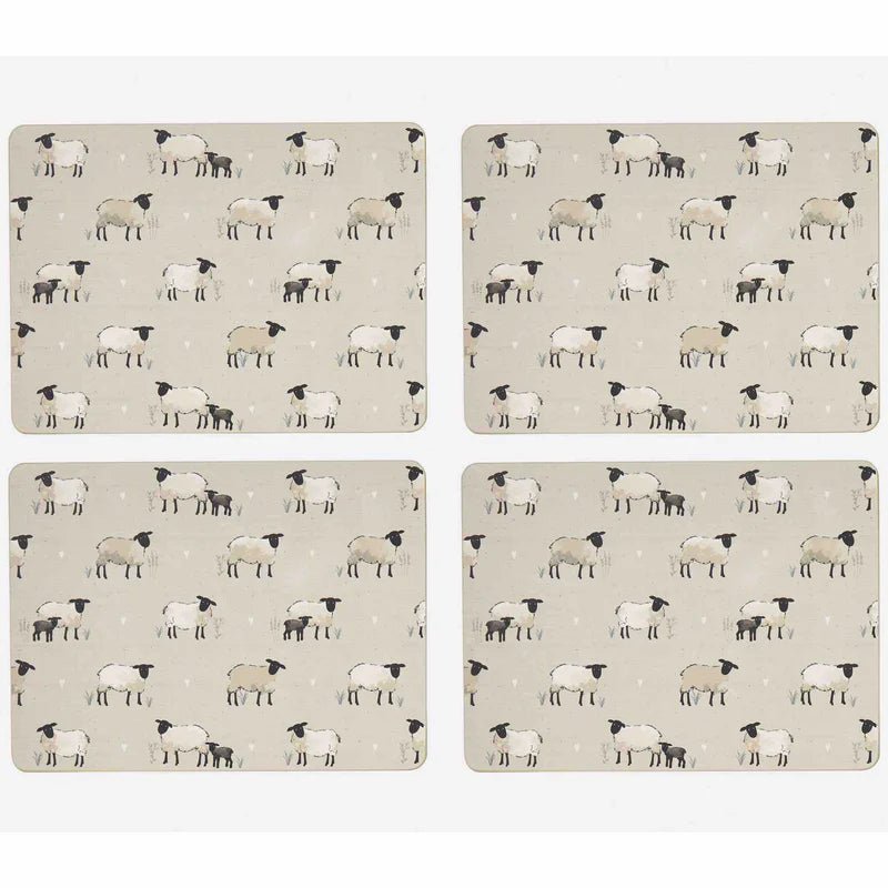 Cooksmart Highland Sheep Pack of 4 Placemats