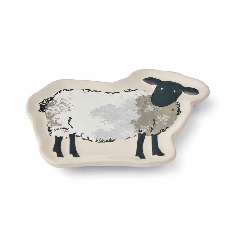 Cooksmart Highland Sheep Ceramic Tea Bag Tidy