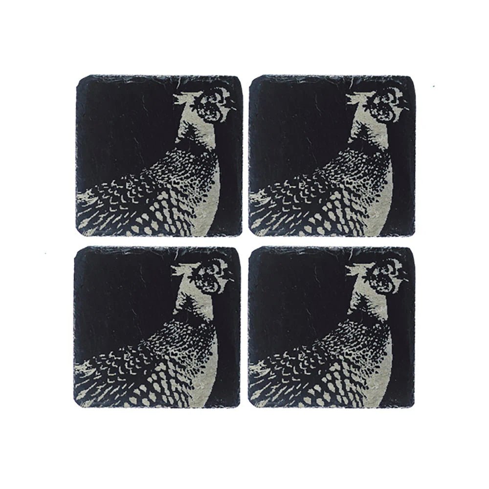 Selbrae House Pheasant Slate Coasters (Set of 4)
