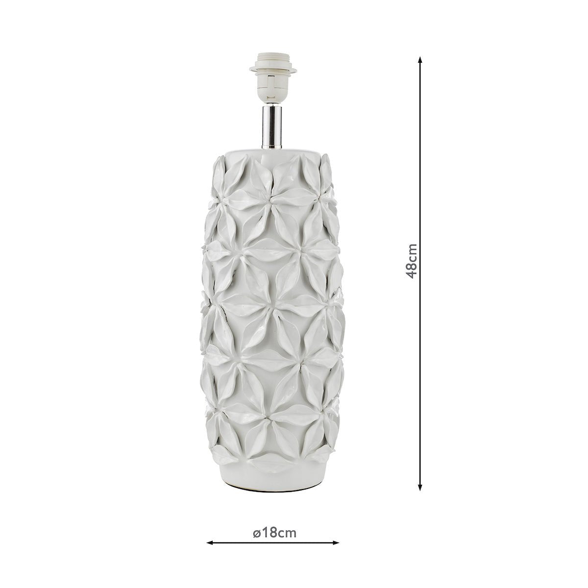 Dar Neus Ceramic Table Lamp Natural Base Only