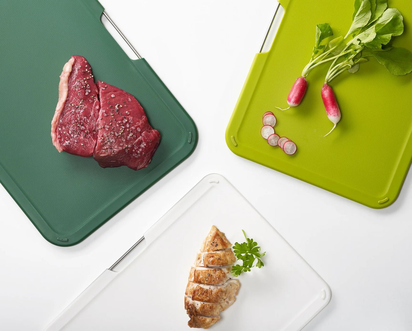 Joseph & Joseph Nest™ Boards 3-piece Green Chopping Board Set (Large)