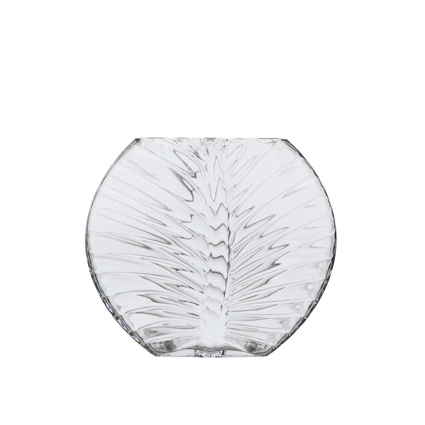 Otters Brook Narrow Clear Cut Glass Vase (22cm)
