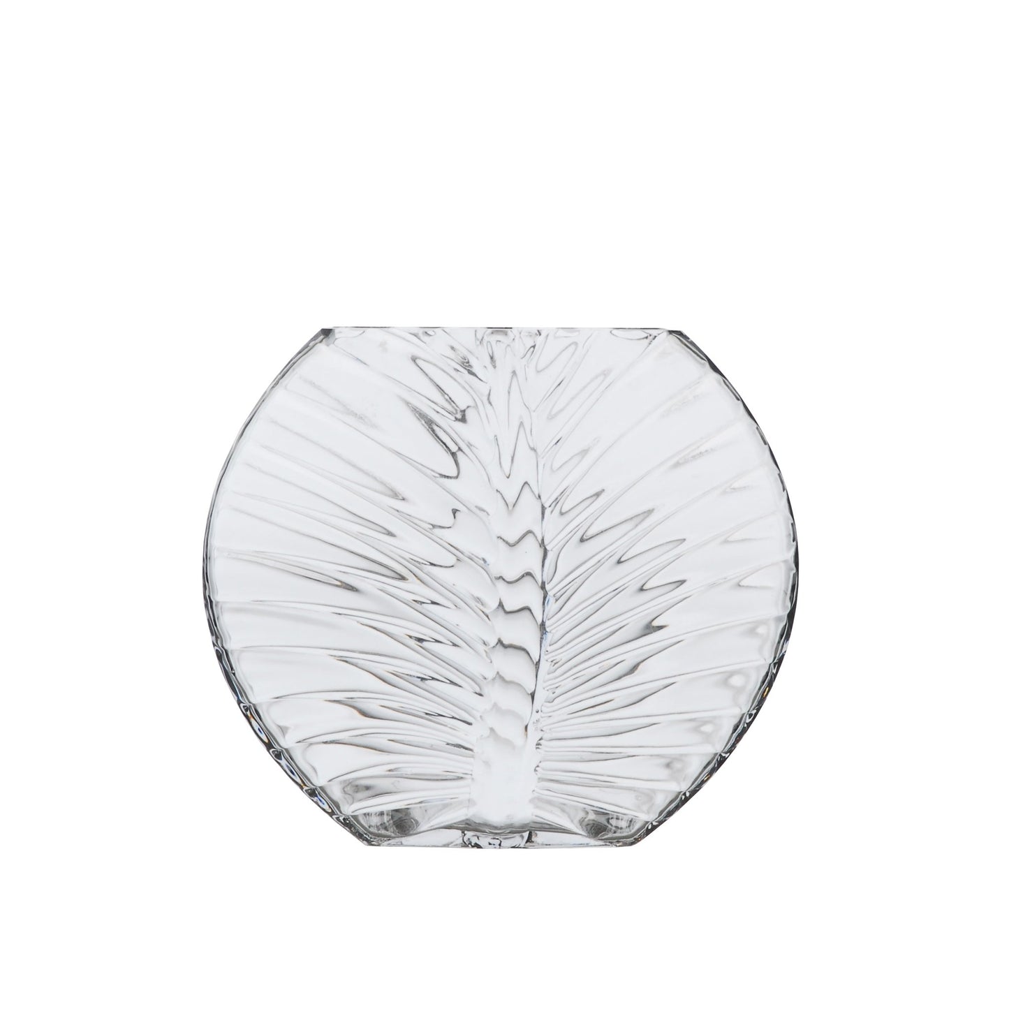 Otters Brook Narrow Clear Cut Glass Vase (22cm)
