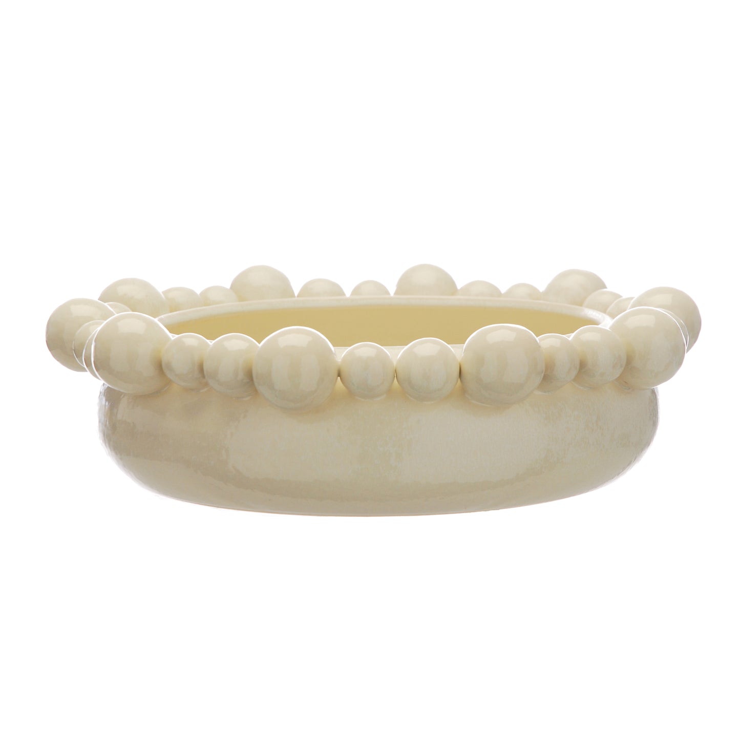 Otters Brook Cream Bobble Design Bowl