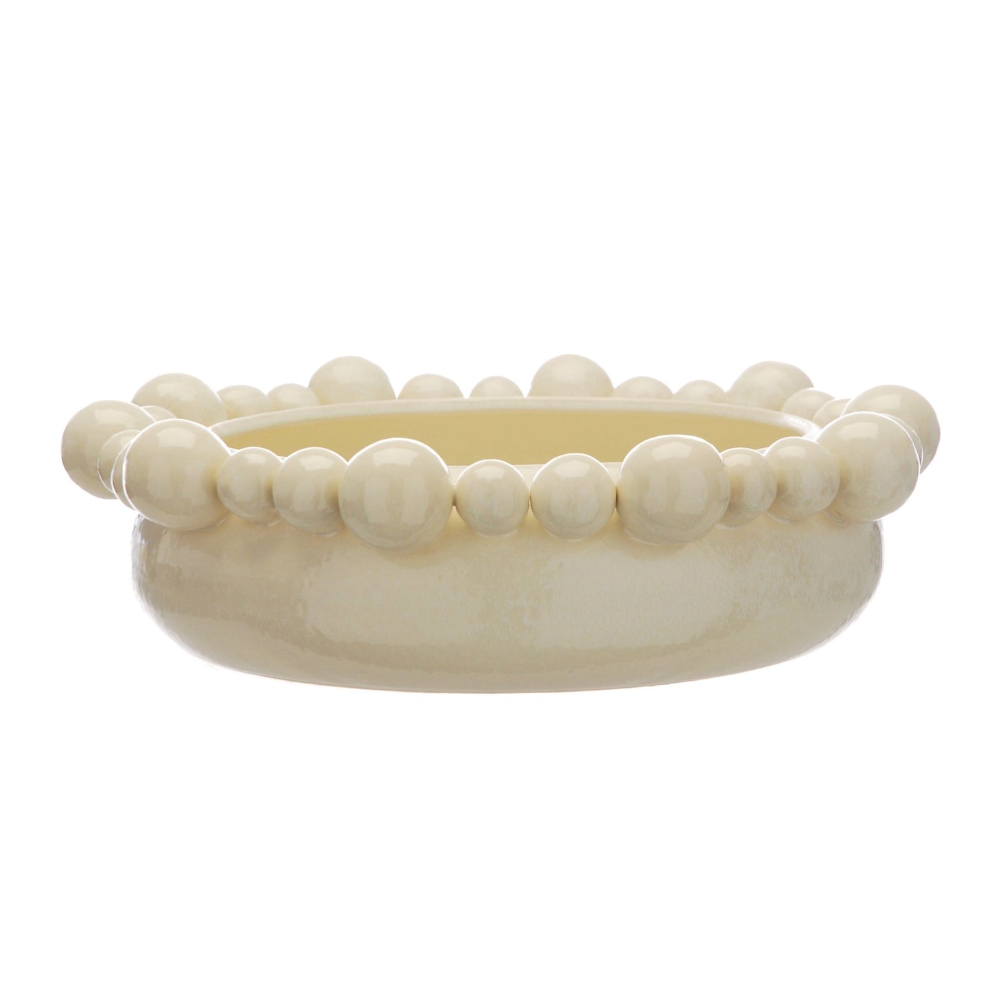 Otters Brook Cream Bobble Design Bowl