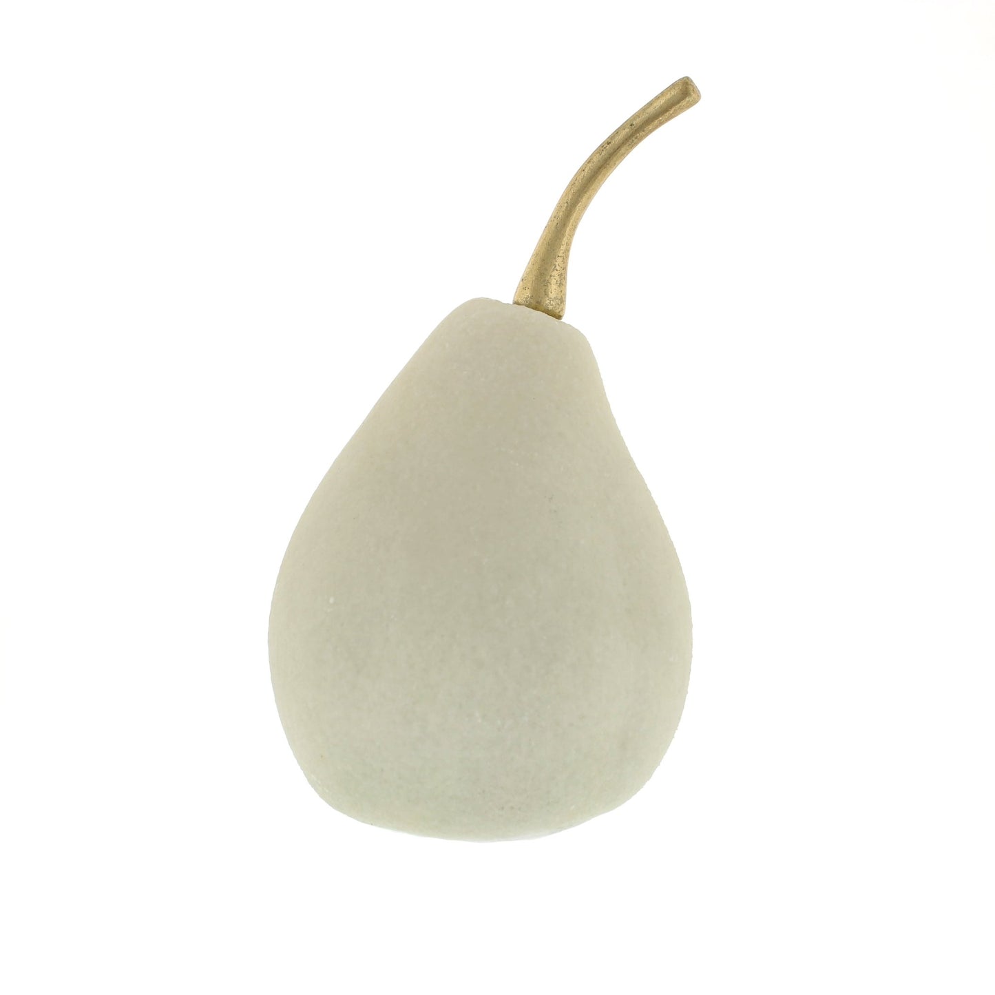 Otters Brook White Resin Pear in Quartz Sand Finish (20cm)