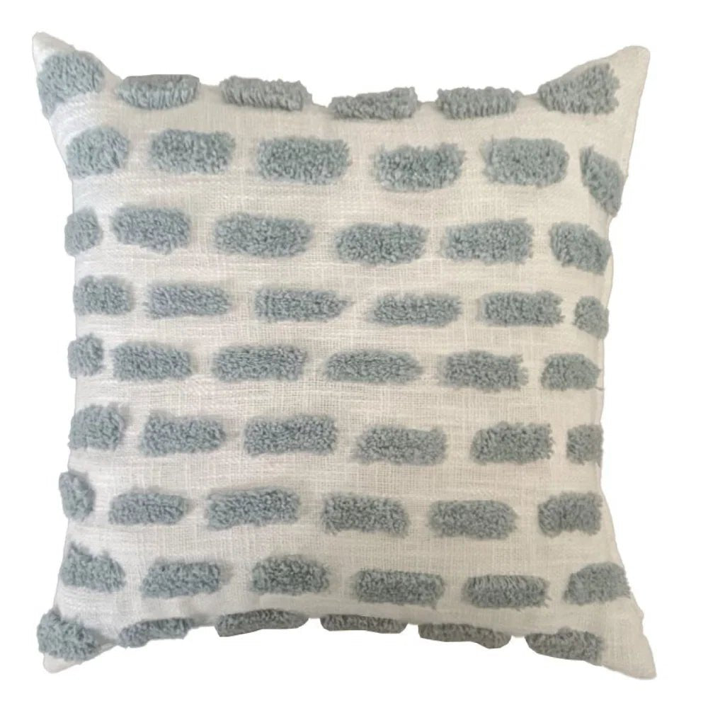 Malini Small Ridge DuckEgg Cushion