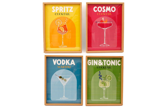Gin & Tonic Cocktail Wall Art Print