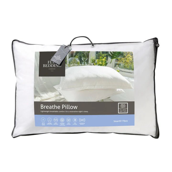 The Fine Bedding Company Breathe® Cotton-Covered Pillow