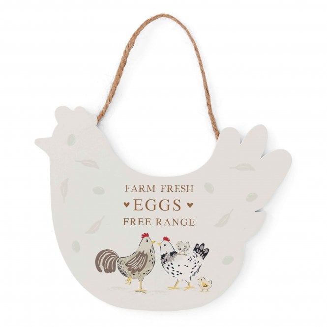Cooksmart Hen House Lane Farm Fresh Eggs Plaque