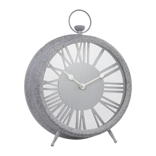 Grey Table Clock