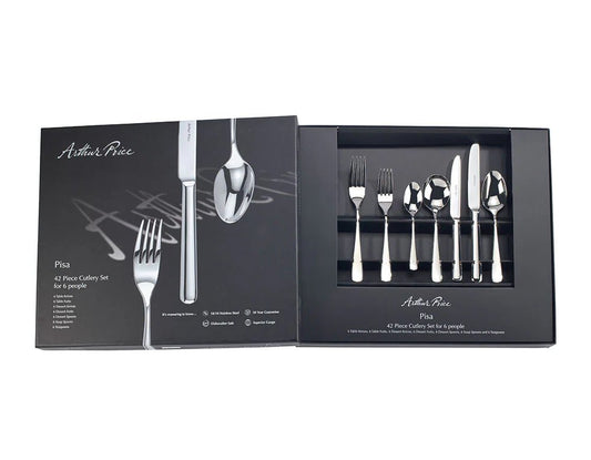Arthur Price Pisa 42 Piece 6 Person Box Set