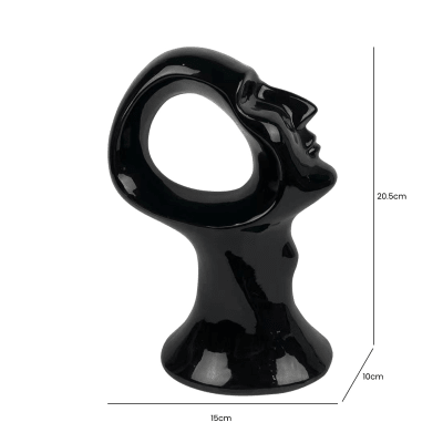 Black Face Sculpture (20.5cm)