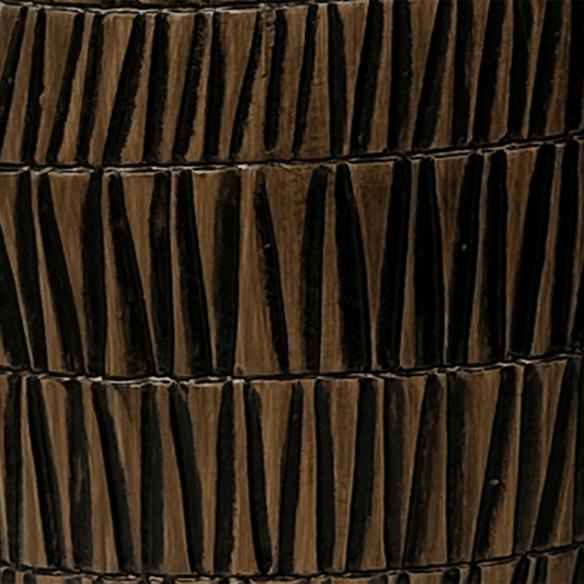 Black and Brown Polyresin Vase