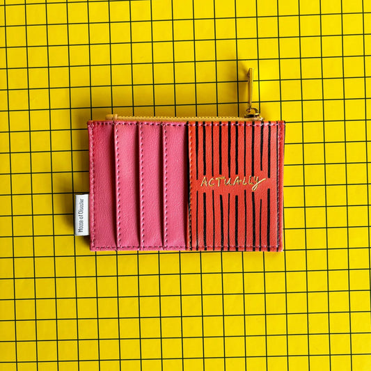 House of Disaster Small Talk 'Can't Be Arsed' Zip Purse