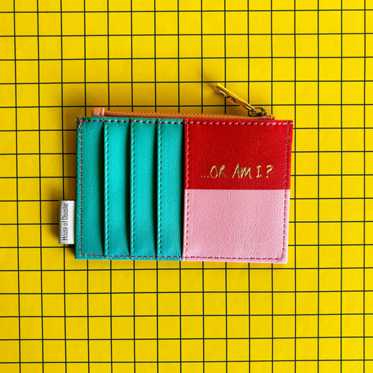 House of Disaster Small Talk 'Overthinking It - Or Am I?' Zip Purse